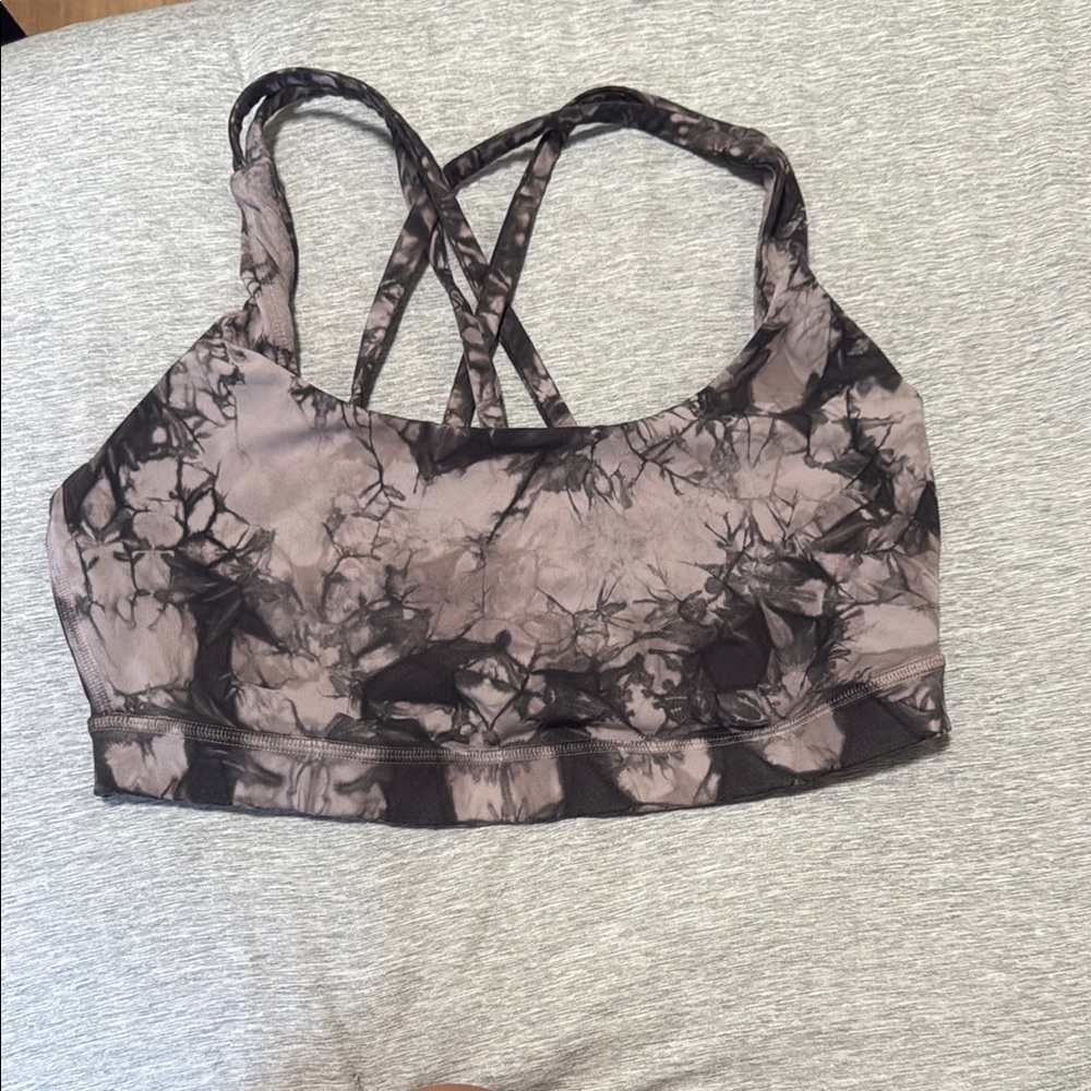 Lululemon Athletica Black and Gray Sports Bra Intimates